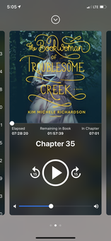 Screenshot of The Book Woman of Troublesome Creek eAudiobook on Hoopla